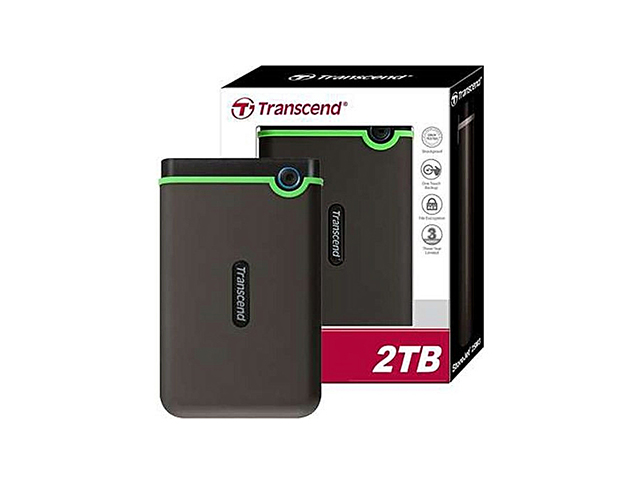 Transcend 2TB USB 3.1 Portable External Hard Drive 25M3 StoreJet
