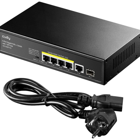 CUDY PoE Switch(5 port) 